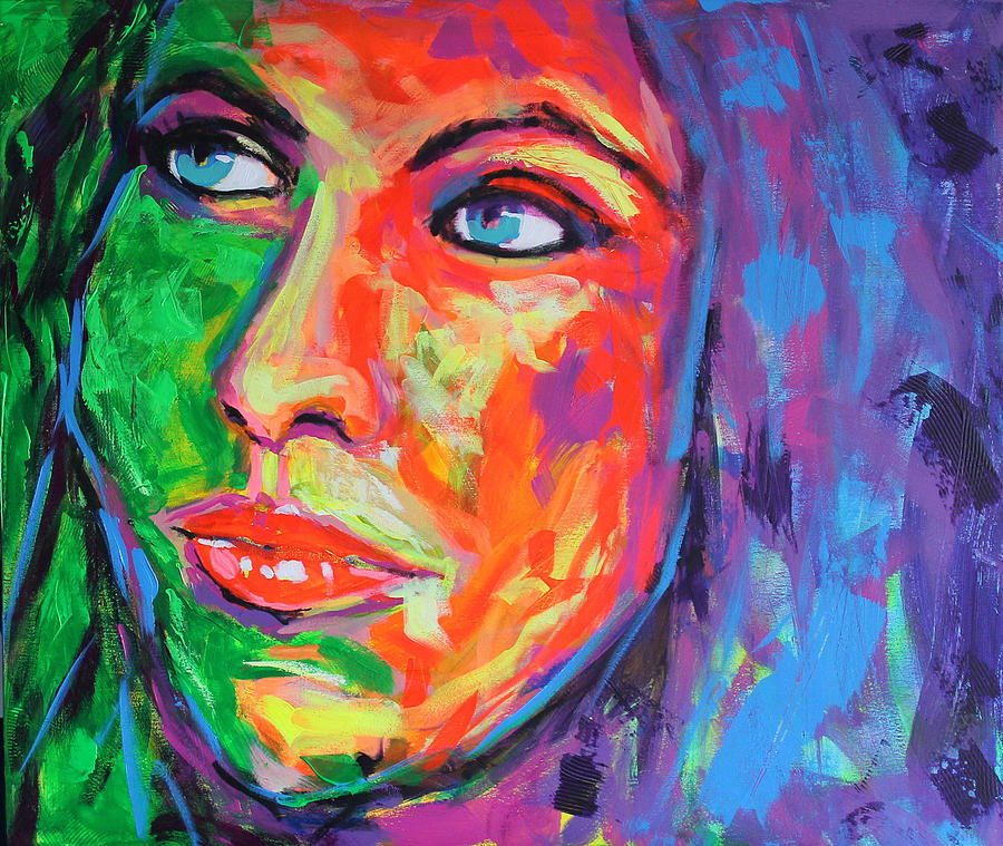 Natasha Bedingfield One Painting by Brian Stone - Fine Art America