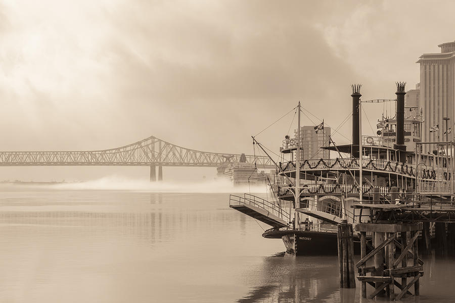 Natchez on the Mississippi Photograph by Scott Rackers