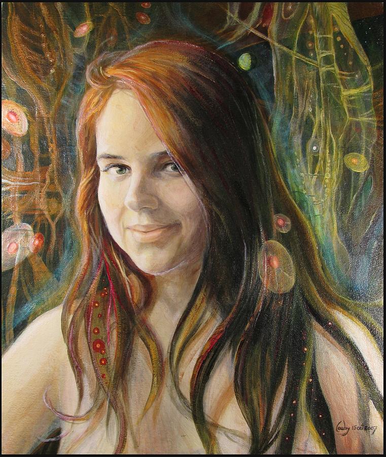 Portrait Painting - Nathalia D. by A Coudry