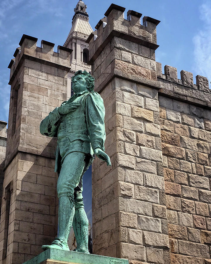 Nathan Hale Heroic Statue in Hartford Connecticut Photograph by Phil Cardamone