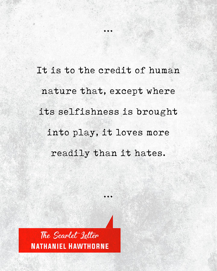 Nathaniel Hawthorne Quotes - The Scarlet Letter - Literary Quotes