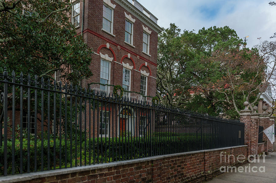Nathaniel Russell House Brick Mansion Photograph