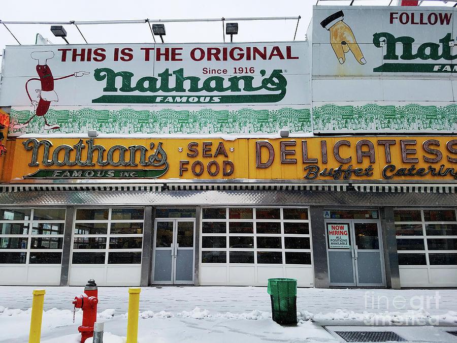 Nathans Famous Photograph by Mary Capriole