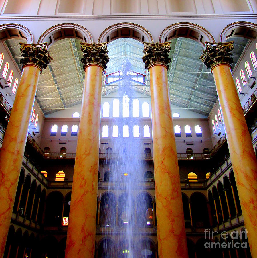National Building Museum 3 Photograph by Randall Weidner