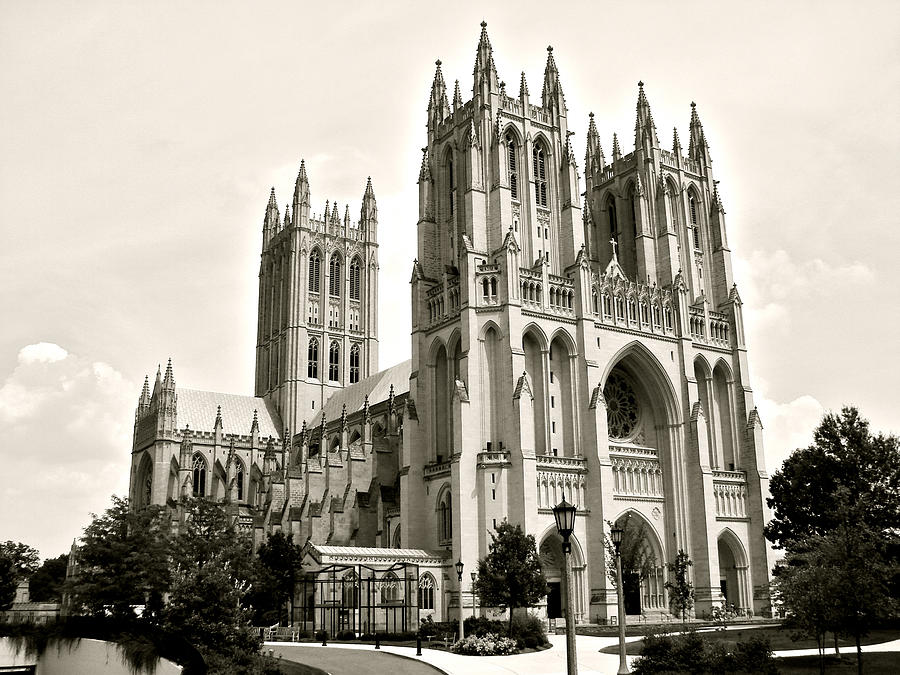 National Cathedral in Washington DC Photograph by Ronda Broatch