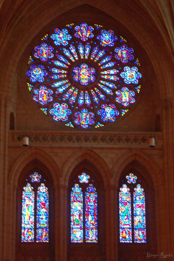  Womens Washington National Cathedral Stained Glass