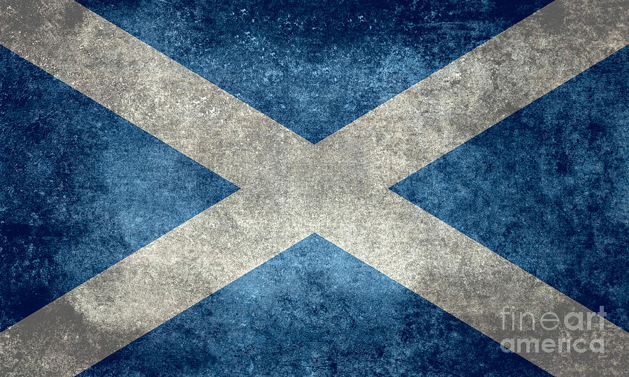 Scottish Flag of Scotland Digital Art by Sterling Gold