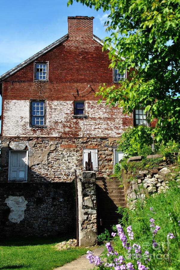 Flour Mill in Spring Colonial Industrial Quarter Photograph by Jacqueline M Lewis