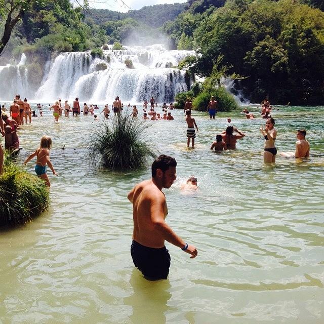 Waterfall Photograph - National Park In Croatia #split by J Taranto