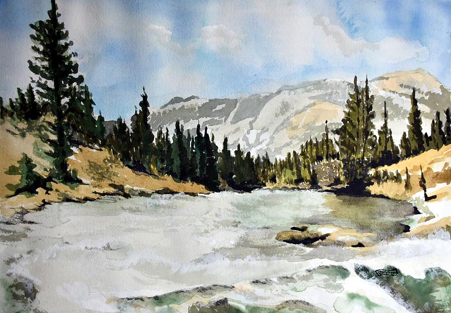 National Parks landscape Painting by Susan Moore