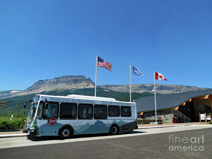 National Parks. St. Mary Visitor Center At Glacier Photograph