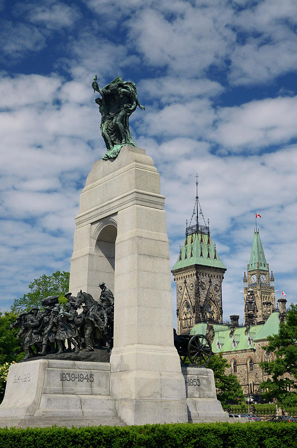 National War Memorial In Confederation Square In Ottawa With Par 