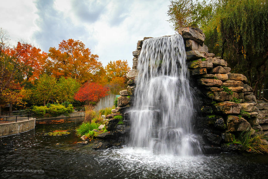 National Zoo Waterfall Photograph by Ross Henton