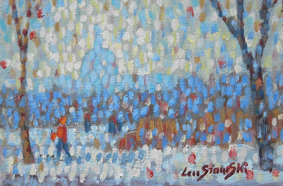 American Impressionist Painting - Nations Capitol study by Len Stomski