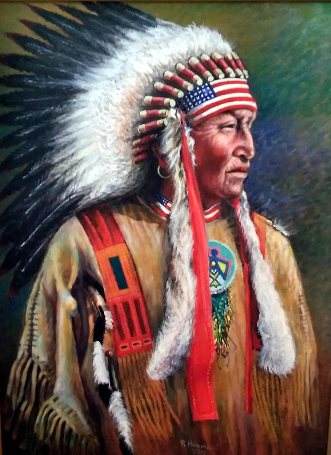 Native American Chief Painting