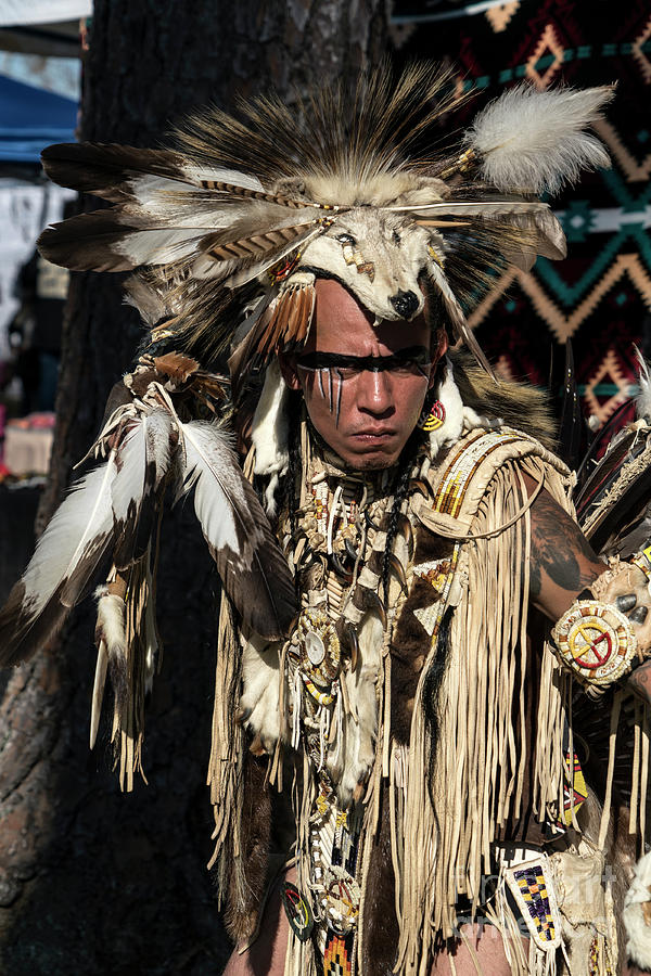 Native American dancer Photograph by Rodney Cammauf
