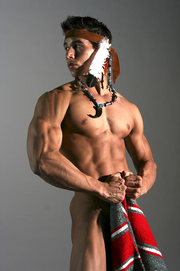 Male Photograph - Native American I by Dan Nelson.