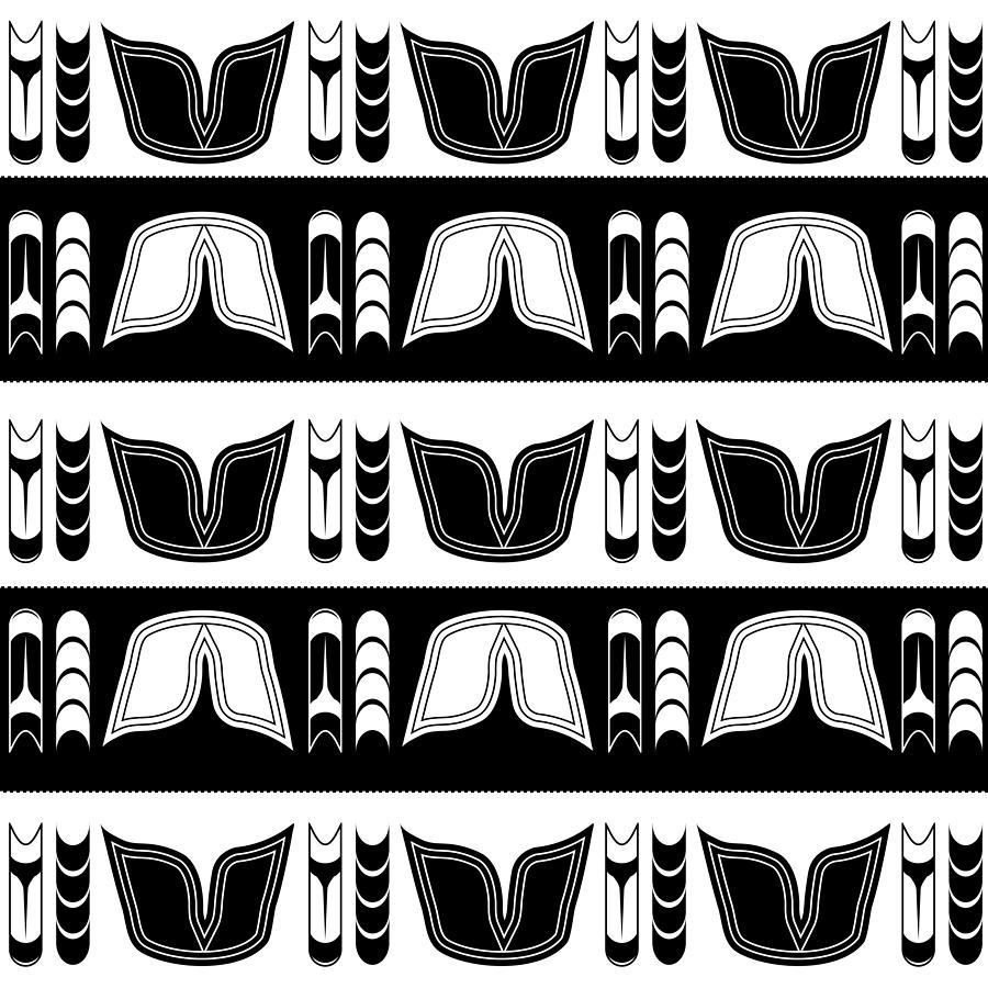 Native American/Shamanic Pattern Drawing by Serena King