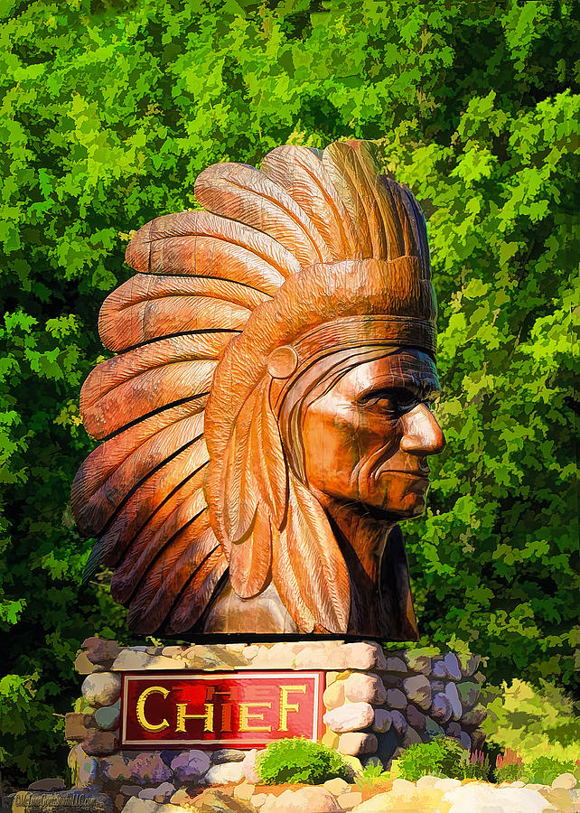 Native American Statue Photograph by LeeAnn McLaneGoetz McLaneGoetzStudioLLCcom