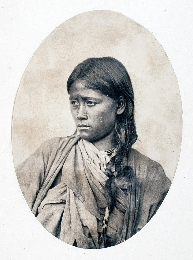 Native American Woman                 Photograph by S Paul Sahm