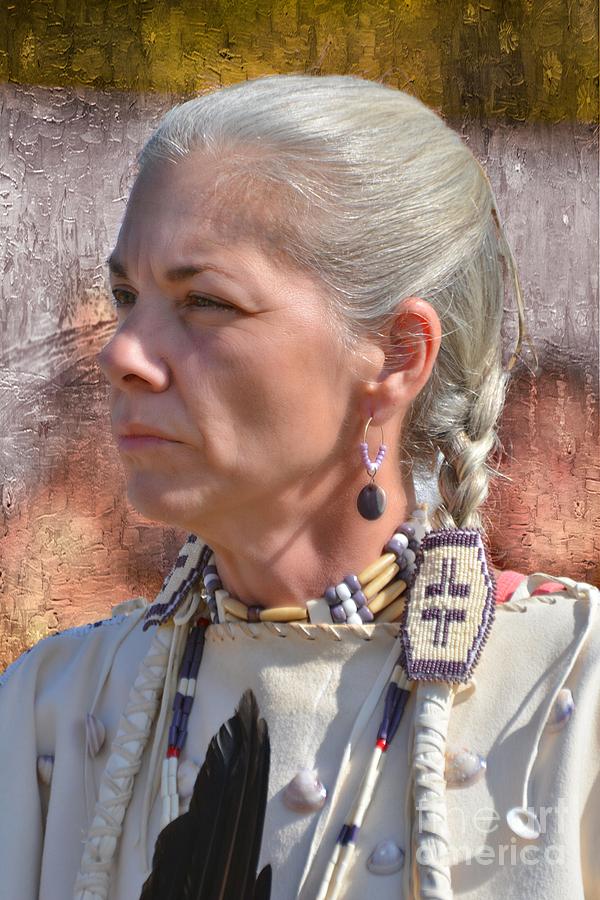 Native American Woman Photograph by Kathy Baccari