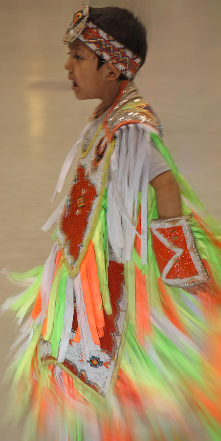 Native Child Dancer Photograph by Audrey Robillard