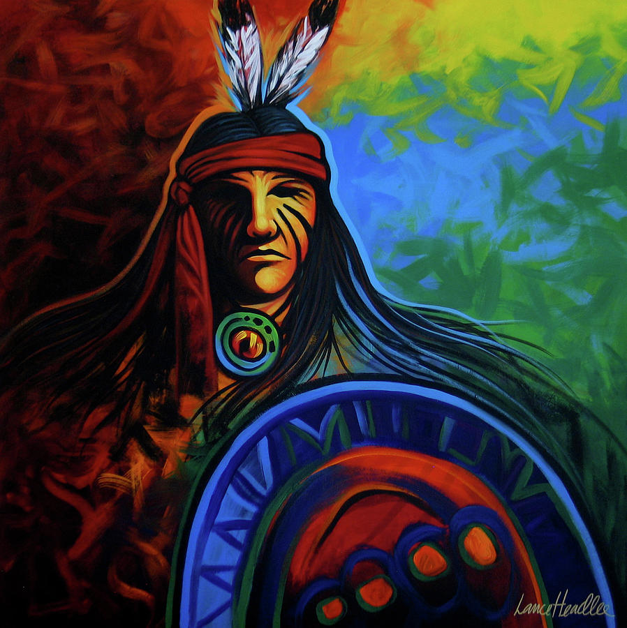 Native Colors Painting by Lance Headlee