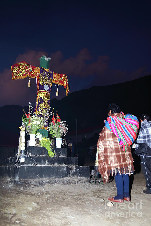 Native Devotion to the Lord of Qoyllur Riti Peru Photograph by James Brunker