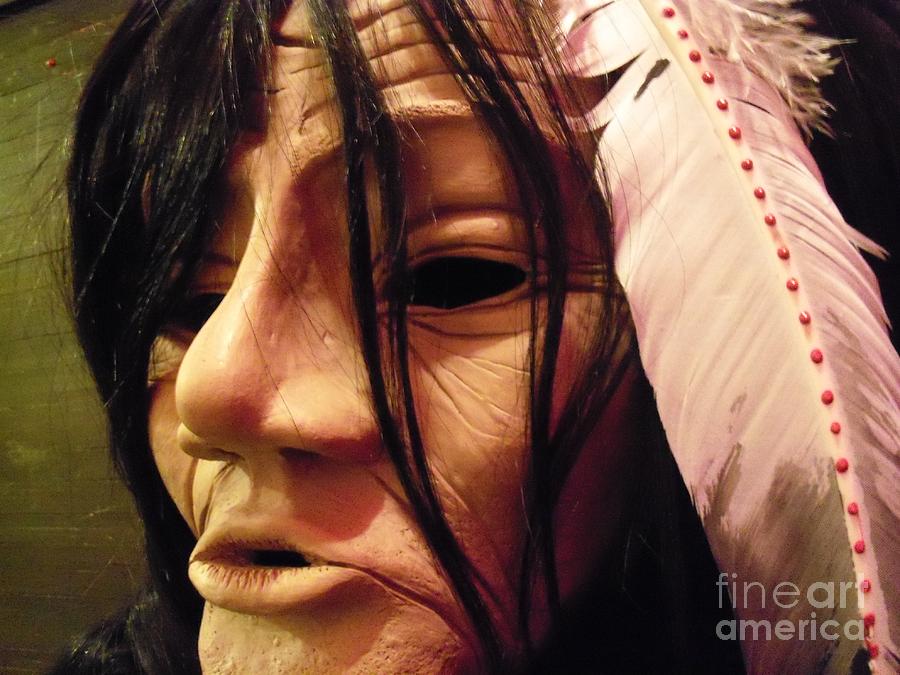 Native Sculpture - Native Mask by Magenta Marie Spinningwind Native Sculpture - Native Mask by Magenta Marie Spinningwind