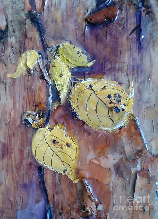 Native Yellow  Painting by Sherry Harradence