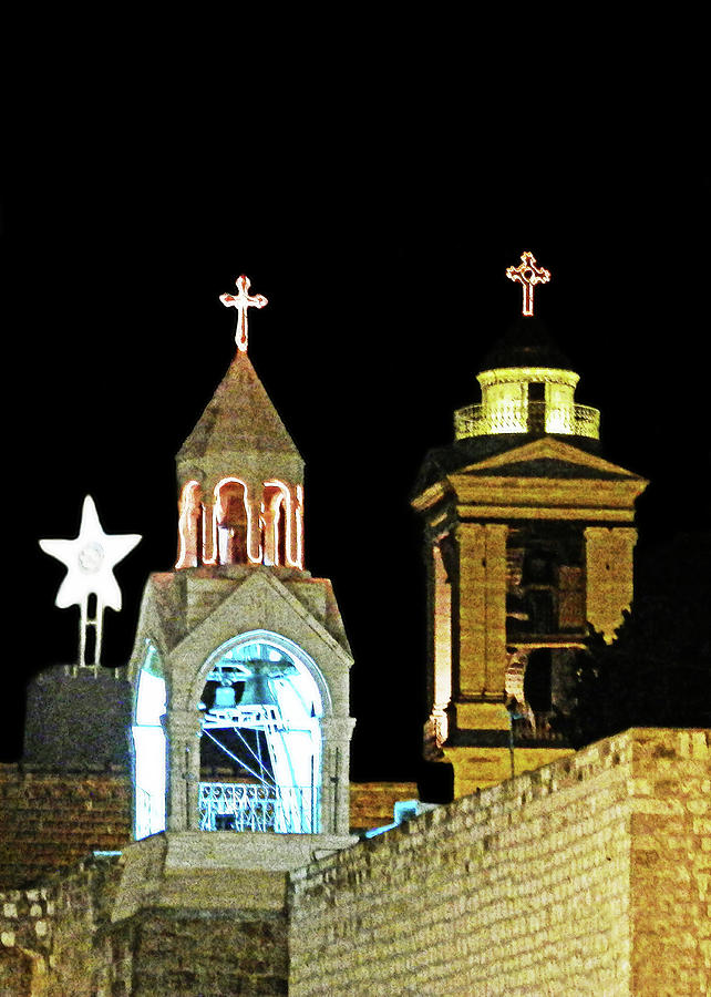 Nativity Church Lights Photograph by Munir Alawi