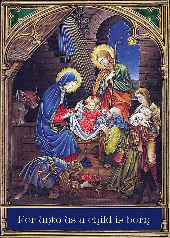 Nativity Painting by Artist Unknown