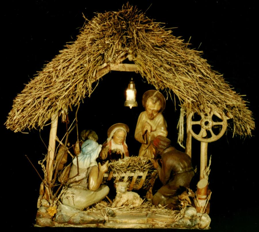 Nativity - on request Sculpture by Sorin Apostolescu