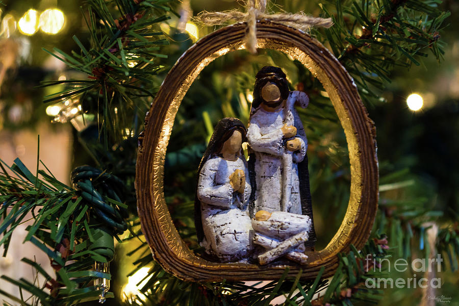 Nativity Ornament Photograph by Jennifer White