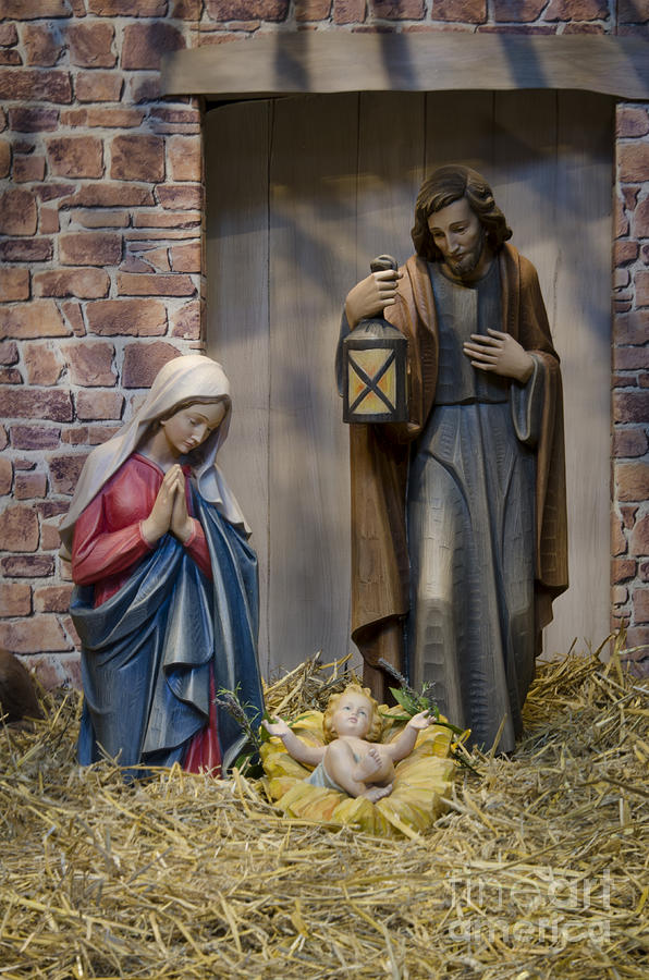 Nativity scene Photograph by Steev Stamford