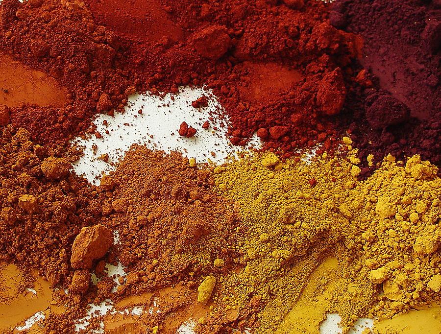 Natural Artist Pigments Photograph by Terrance DePietro