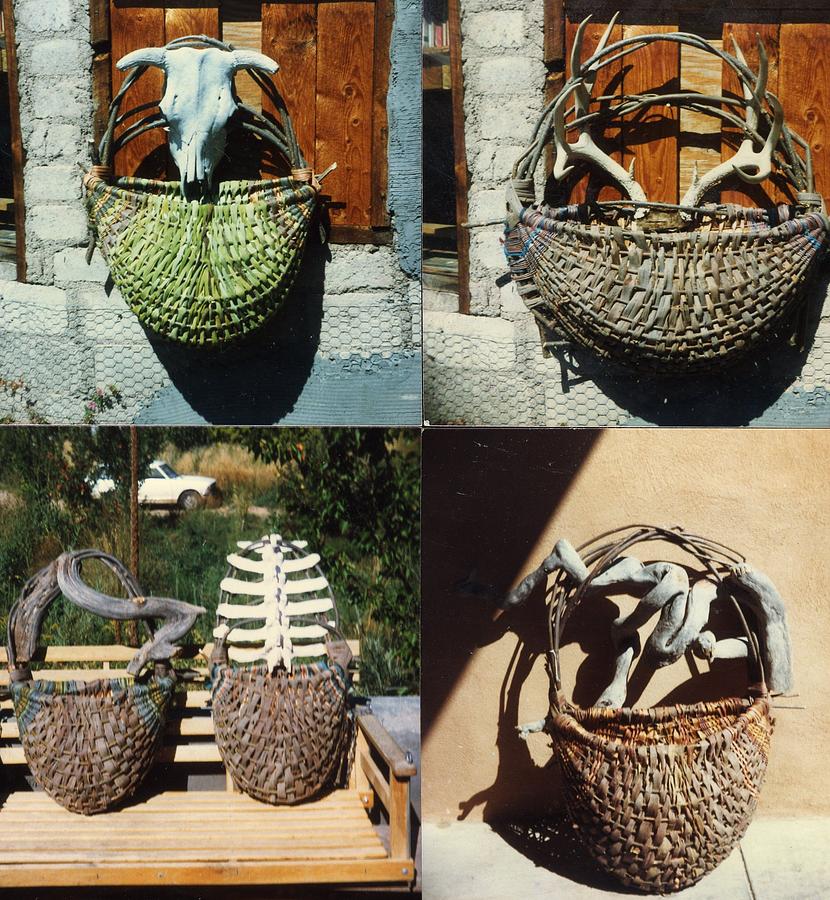 Natural Baskets Mixed Media by Stephen Hawks