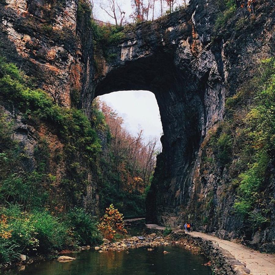 Natural Bridge Park, By: @andrewgaro // Photograph by Blue Ridge Moments