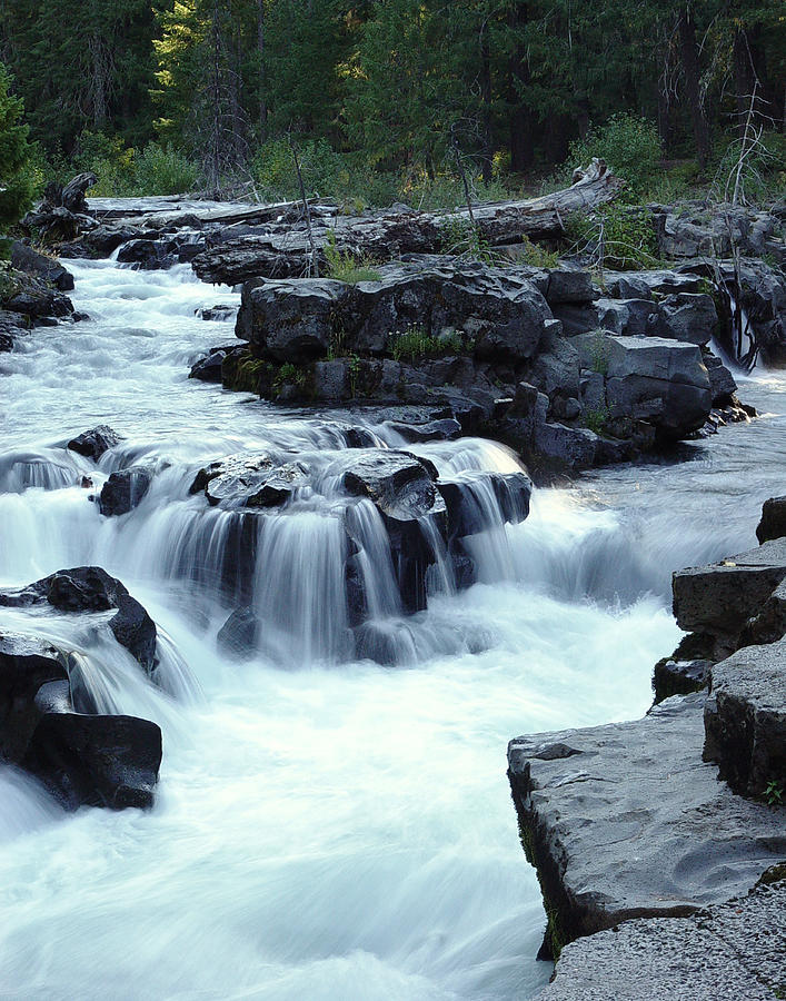 Waterfall Photograph - Natural Bridges Falls 03 by Peter Piatt