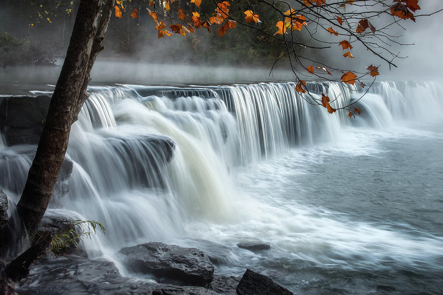 Natural Dam Falls Photograph by James Barber