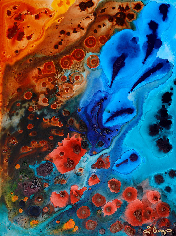 Abstract Painting - Natural Formation by Sharon Cummings