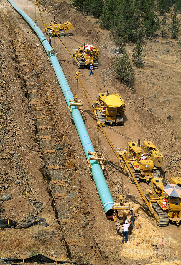 Natural Gas Pipeline Photograph by Inga Spence