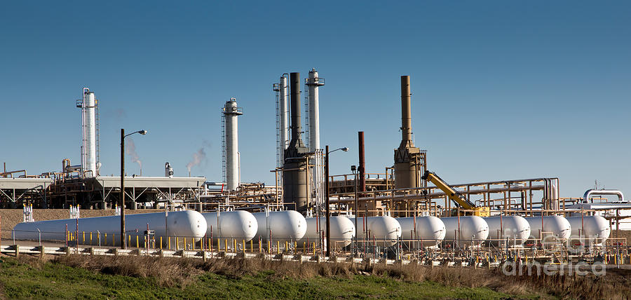 Natural Gas Processing Plant Photograph by Inga Spence