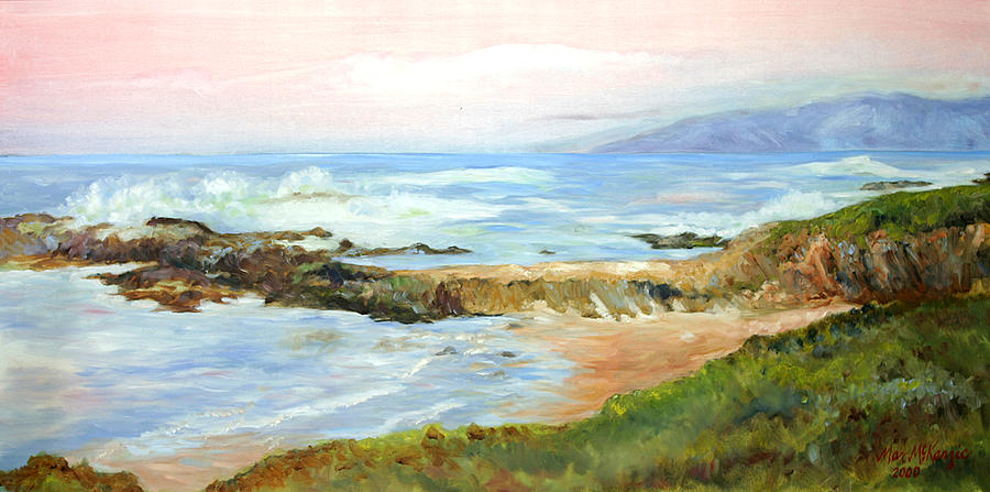 Pacific Ocean Painting - Natural Jetti by Max Mckenzie