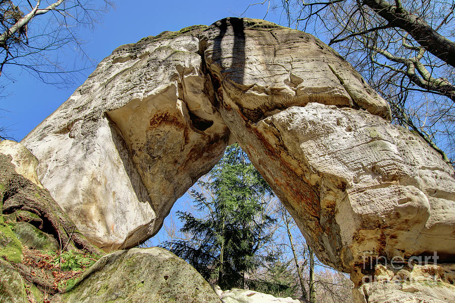 Natural rock arch in Bohemian Paradise Photograph by Michal Boubin