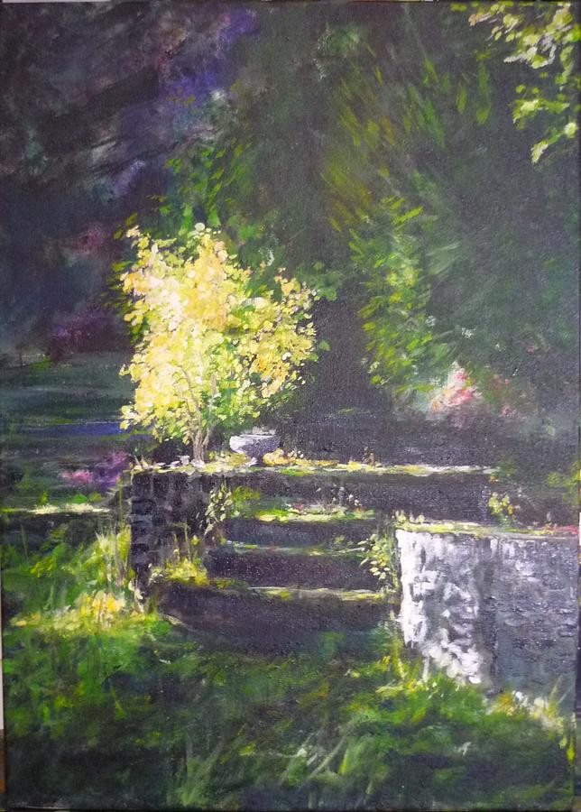 Naturallly....or A quiet corner Painting by Lizzy Forrester