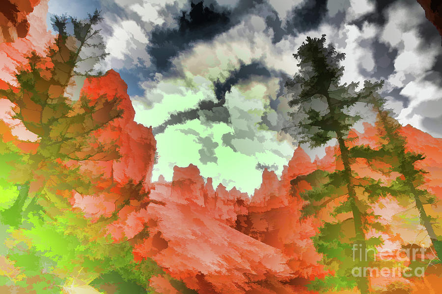 Nature Bryce Canyon Paint  Photograph by Chuck Kuhn