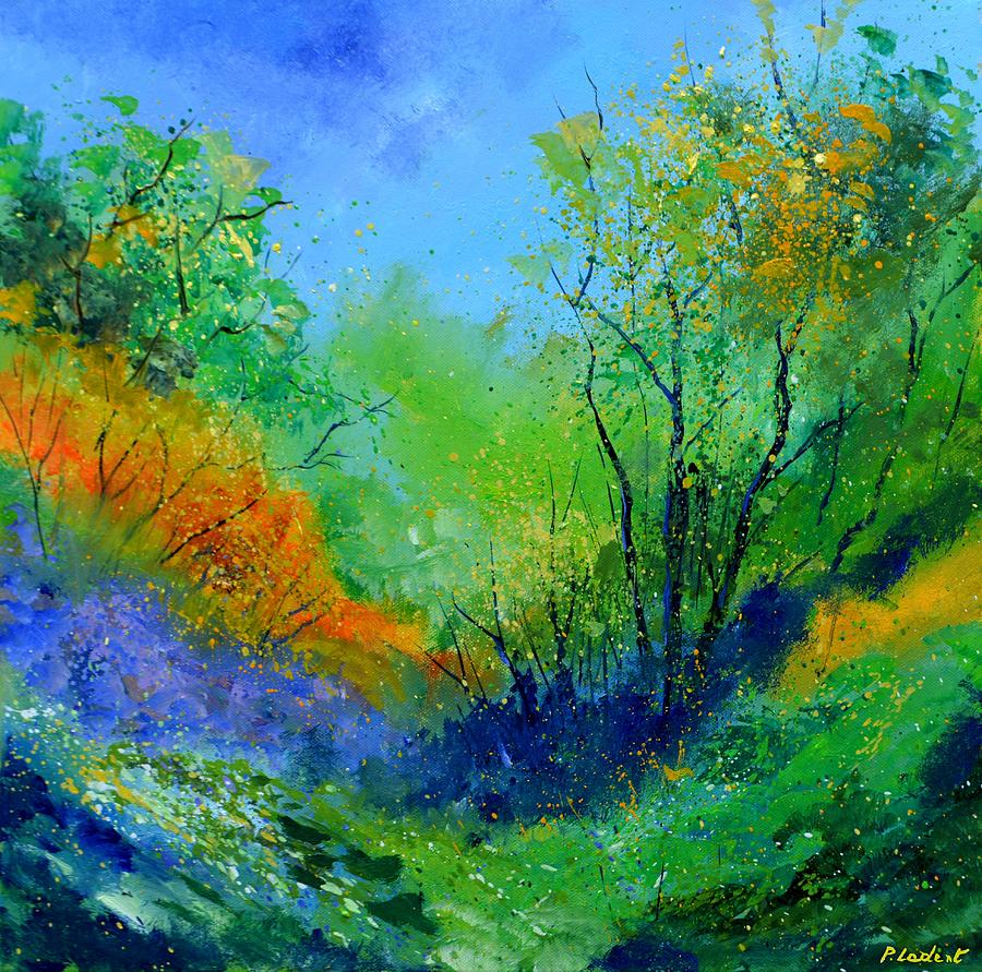 Nature In Feast  Painting by Pol Ledent