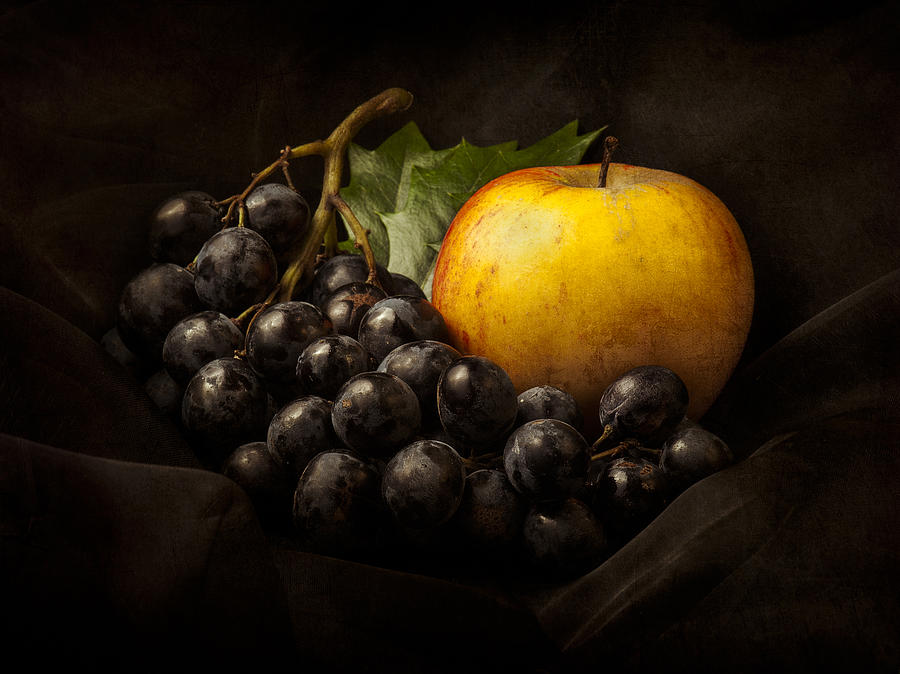 Grape Photograph - Nature Morte #2 by Jerome Zakka Bajjani