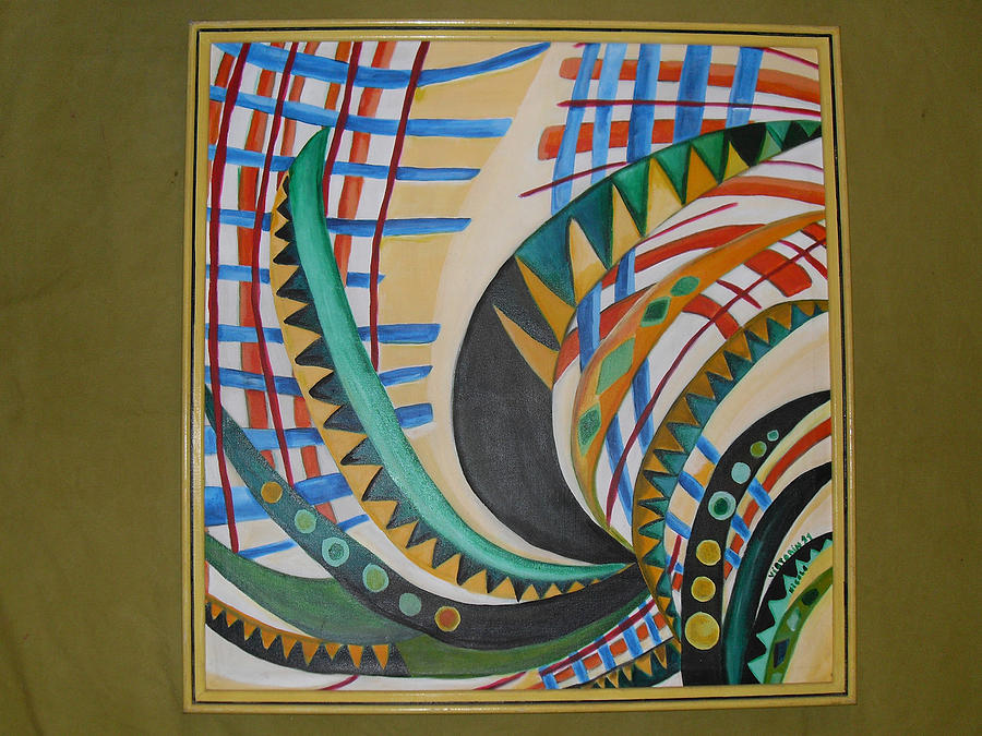 Nature Tu Vibres - 1999 Painting by Nicole VICTORIN